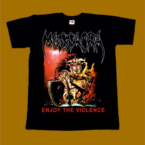 MASSACRA T-SHIRT - ENJOY THE VIOLENCE
