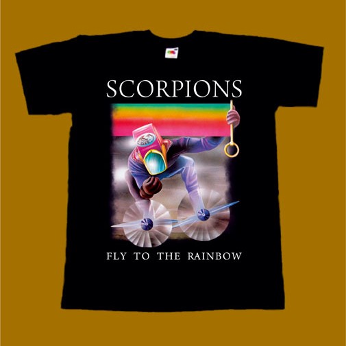 SCORPIONS T-SHIRT - FLY TO THE RAINBOW
