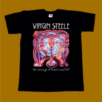 VIRGIN STEELE T-SHIRT - THE MARRIAGE OF HEAVEN AND HELL
