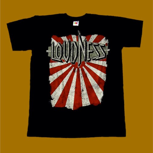 LOUDNESS T-SHIRT - JAP FLAG