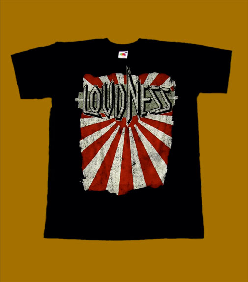 LOUDNESS T-SHIRT - JAP FLAG