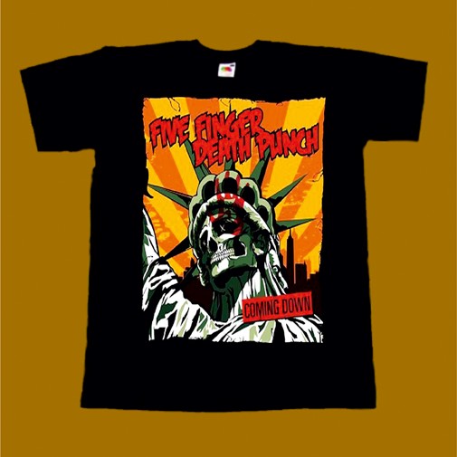 FIVE FINGER DEATH PUNCH T-SHIRT - COMING DOWN