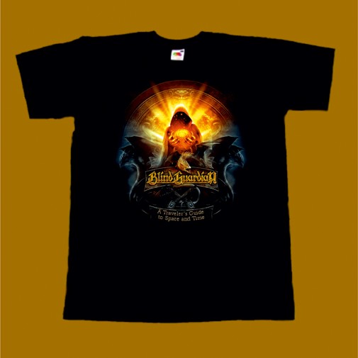 BLIND GUARDIAN T-SHIRT - A TRAVELER'S GUIDE TO SPACE AND TIME