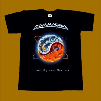 GAMMA RAY T-SHIRT - INSANITY AND GENIUS