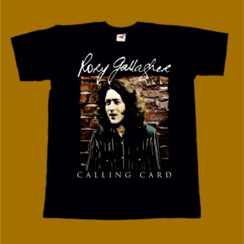 RORY GALLAGHER T-SHIRT - CALLING CARD