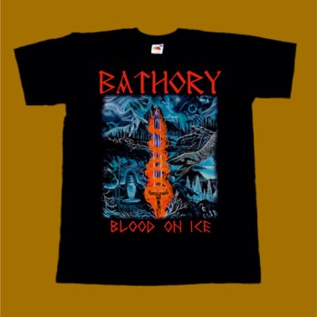 BATHORY T-SHIRT - BLOOD ON ICE