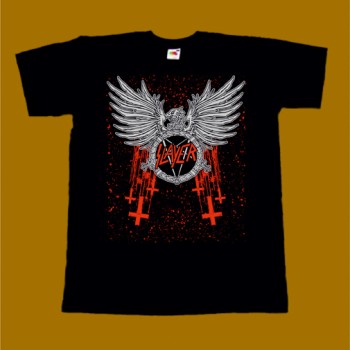 SLAYER T-SHIRT - EAGLE CROSSES