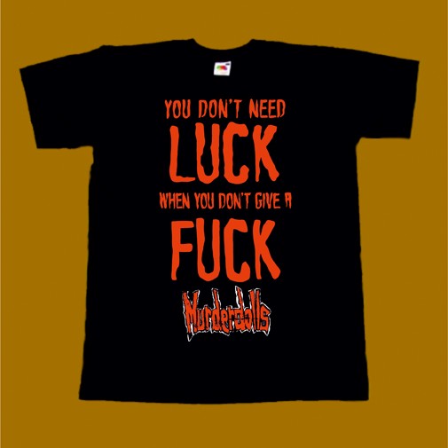 MURDERDOLLS T-SHIRT - DONT NEED LUCK