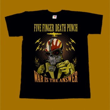 FIVE FINGER DEATH PUNCH T-SHIRT - WAR IS THE ANSWER