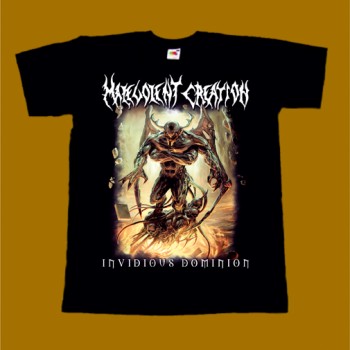 MALEVOLENT CREATION T-SHIRT - INVIDIOUS DOMINION