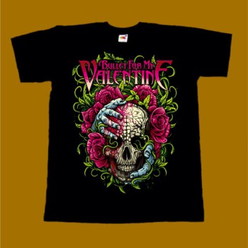 BULLET FOR MY VALENTINE T-SHIRT - SKULL