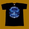 AVENGED SEVENFOLD T-SHIRT - BLUE SKULLS