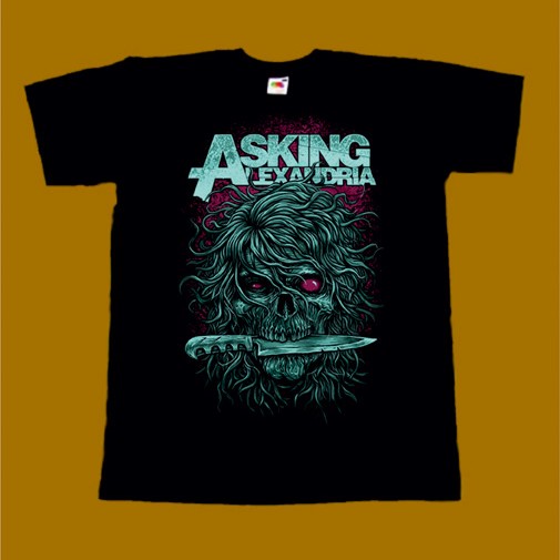 ASKING ALEXANDRIA T-SHIRT - KNIFE