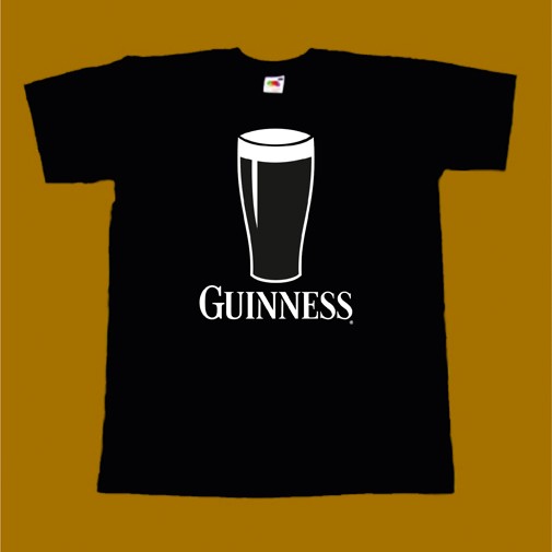 GUINNESS T-SHIRT - GLASS