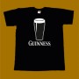 GUINNESS T-SHIRT - GLASS