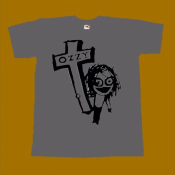 OZZY OSBOURNE T-SHIRT - CARTOON CROSS