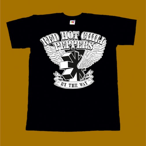 RED HOT CHILI PEPPERS T-SHIRT - BY THE WAY