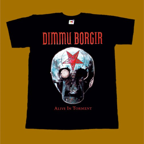 DIMMU BORGIR T-SHIRT - ALIVE IN TORMENT