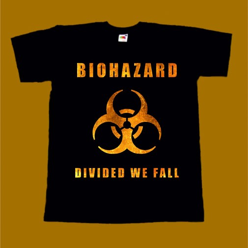 BIOHAZARD T-SHIRT - DIVIDED WE FALL