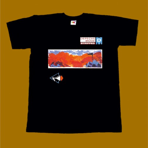 DEPECHE MODE T-SHIRT - STRIPPED