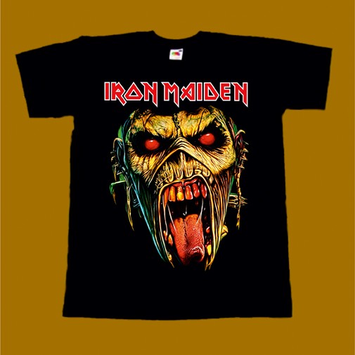 IRON MAIDEN T-SHIRT - EDDIE FACE 3
