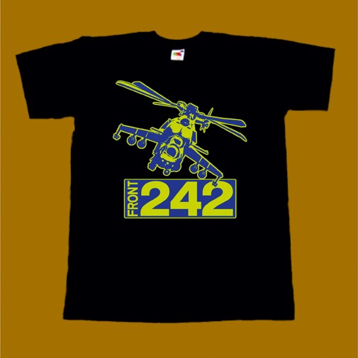 FRONT 242 T-SHIRT - HELICOPTER