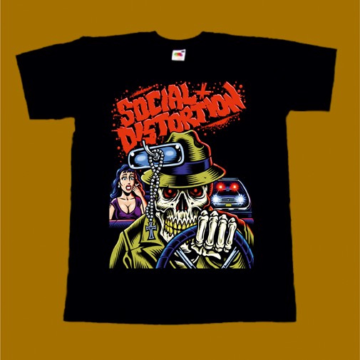 SOCIAL DISTORTION T-SHIRT - DRIVE