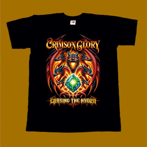 CRIMSON GLORY T-SHIRT - CHASING THE HYDRA