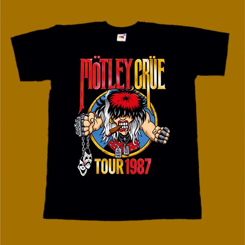 MOTLEY CRUE T-SHIRT - TOUR 1987