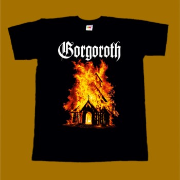 GORGOROTH T-SHIRT - BURNING CHURCH