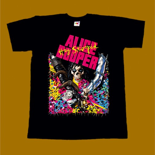 ALICE COOPER T-SHIRT - HEY STOOPID