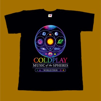 COLDPLAY T-SHIRT - MUSIC OF THE SPHERES