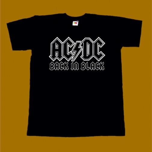 AC / DC T-SHIRT - BACK IN BLACK