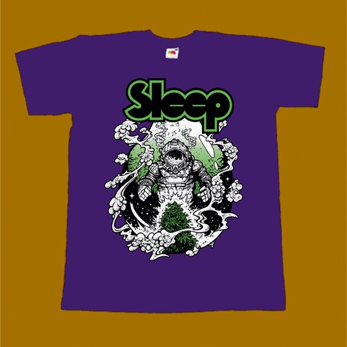 SLEEP T-SHIRT - SPACE WEED