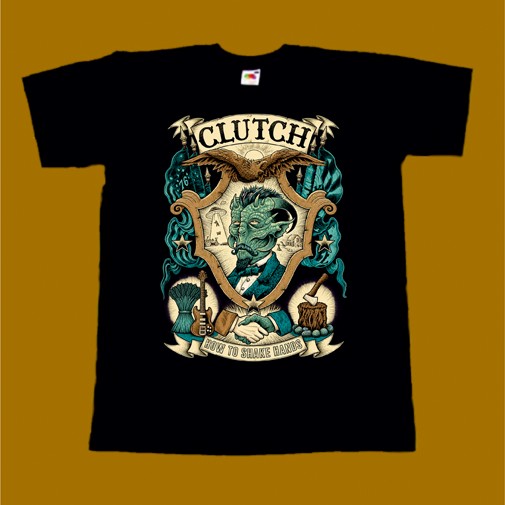 CLUTCH T-SHIRT - HOW TO SHAKE HANDS