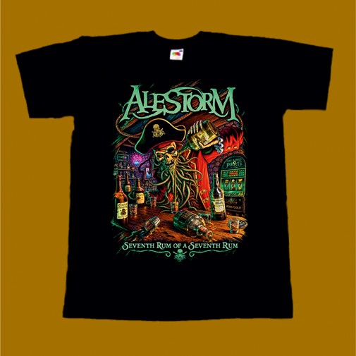 ALESTORM T-SHIRT - SEVENTH RUM OF A SEVENTH RUM