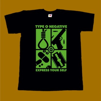 TYPE O NEGATIVE T-SHIRT - EXPRESS YOURSELF