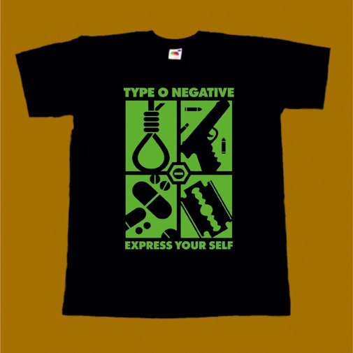 TYPE O NEGATIVE T-SHIRT - EXPRESS YOURSELF