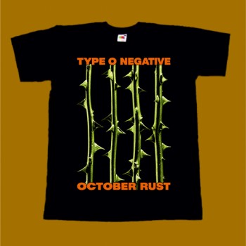 TYPE O NEGATIVE T-SHIRT - OCTOBER RUST