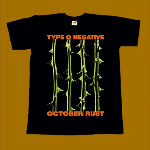 TYPE O NEGATIVE T-SHIRT - OCTOBER RUST