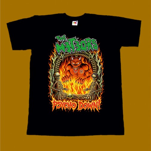 THE METEORS T-SHIRT - PSYCHO DOWN