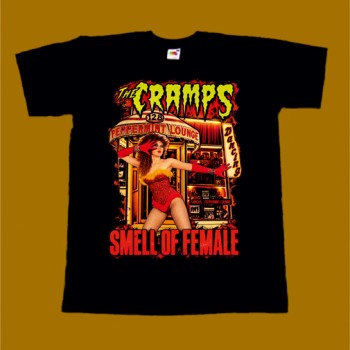 THE CRAMPS T-SHIRT - SMELL OF FEMALE