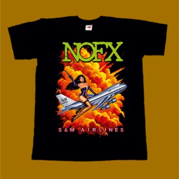 NOFX T-SHIRT - S & M AIRLINES