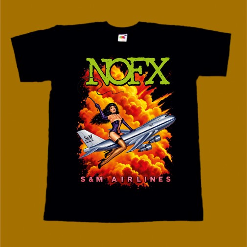 NOFX T-SHIRT - S & M AIRLINES