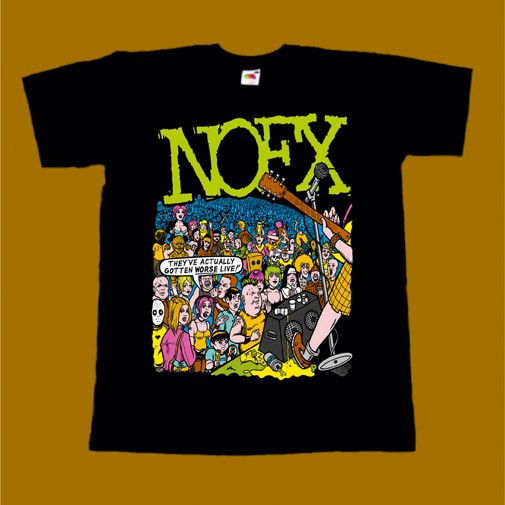 NOFX T-SHIRT - THEY VE ACTUALLY GOTTEN WORSE LIVE