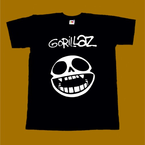 GORILLAZ T-SHIRT - LOGO FACE