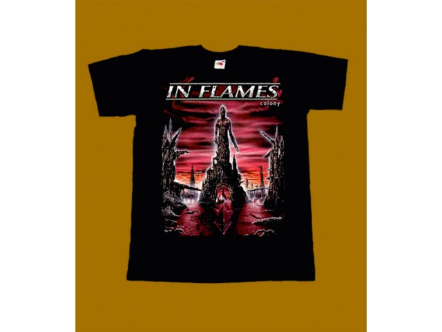 IN FLAMES T-SHIRT COLONY